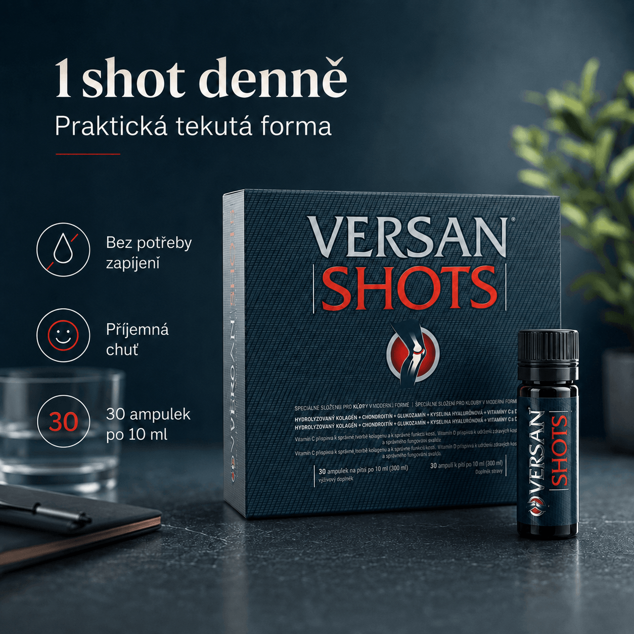 tekuta kloubni vyziva Versan Shots